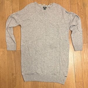 Roots Gray Long Sleeve Sweater Dress - Size S